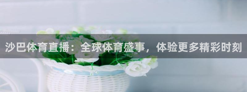 沙巴体育直播：全球体育盛事，体验更多精彩时刻