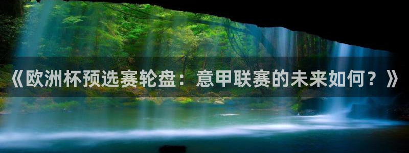 《欧洲杯预选赛轮盘：意甲联赛的未来如何？》