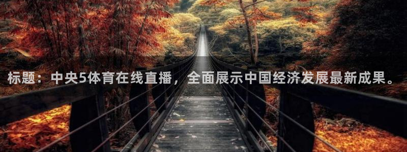 标题：中央5体育在线直播，全面展示中国经济发展最新成果。