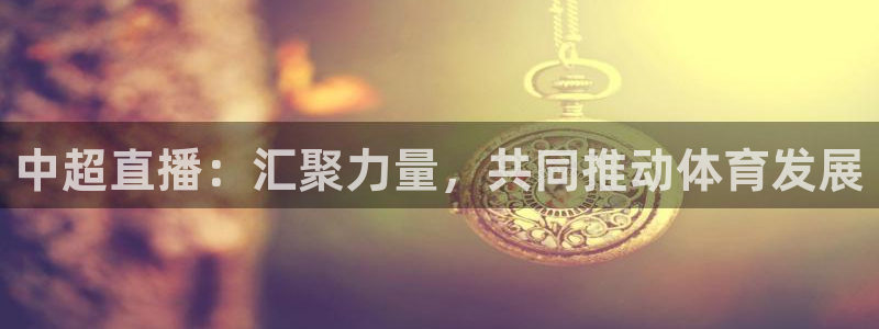 中超直播：汇聚力量，共同推动体育发展
